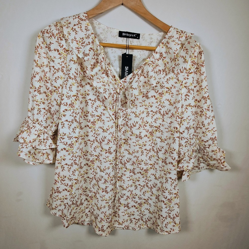 Allegra K Women's 3 Bundle Blouses Size‎ M & L